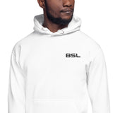 Embroidered Hoodie "BSL" - Black Logo (Unisex)